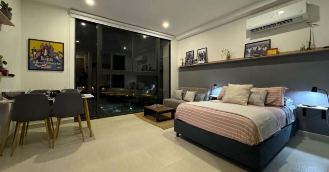 Apartaestudio ideal para rentas cortas, con vista al mar en un piso 11